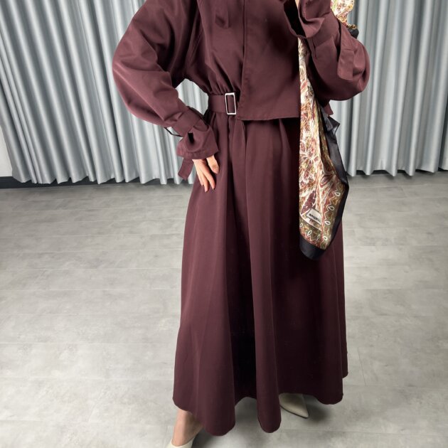 Bordo Trenç Takım